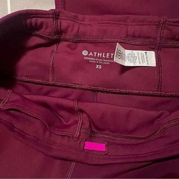 Athleta Purple Side Stripe Contender Capri Leggings - Picture 12 of 13